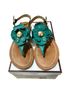 Coach Teal Sandals Size 7 - photo 1