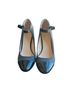 Nine West Gray Black Heels Size 9 1/2 - photo 2