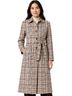 Ann Taylor 29% Rayon 61% Polyester 2% Spandex 100% Polyester Plaid Multi Color Coat Size XXL - photo 1
