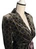 Kay Unger Graphic Gray Green Purple Jacket Size 4 - photo 4