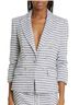 Veronica Beard Stripes Blue White Blazer Size 4 - photo 2