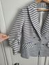Veronica Beard Stripes Blue White Blazer Size 4 - photo 4