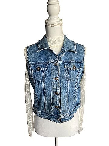 DressBarn Denim Vest (view 1)