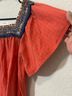 THML Red Short Sleeve Blouse Size M - photo 5
