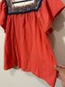 THML Red Short Sleeve Blouse Size M - photo 6