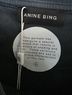 Anine Bing 100% Cotton Gray White Sweatshirt Size S - photo 5