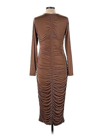 Mink Pink Willow Ruched Cocktail Dress (view 2)