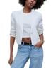 Madewell 100% Linen 100% Cotton White Blazer Size XS - photo 1