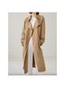 Aritzia 100% Lyocell 100% Cupramonium Solid Tan Trenchcoat Size S - photo 4