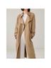 Aritzia 100% Lyocell 100% Cupramonium Solid Tan Trenchcoat Size S - photo 5