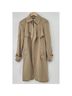 Aritzia 100% Lyocell 100% Cupramonium Solid Tan Trenchcoat Size S - photo 8
