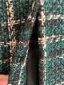 Bar III Tweed Green White Blazer Size 12 - photo 3