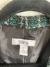 Bar III Tweed Green White Blazer Size 12 - photo 4