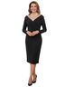 Ralph Lauren Solid Black Cocktail Dress Size 10 - photo 1