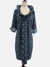 Gretchen Scott Designs Graphic Blue Casual Dress Size L - photo 3