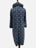 Gretchen Scott Designs Graphic Blue Casual Dress Size L - photo 5