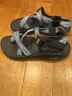 Chaco Graphic Black Multi Color Sandals Size 8 - photo 3