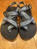 Chaco Graphic Black Multi Color Sandals Size 8 - photo 5