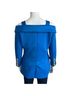 Alexia Admor Solid Blue Gold Blazer Size 6 - photo 2