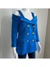 Alexia Admor Solid Blue Gold Blazer Size 6 - photo 6