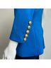 Alexia Admor Solid Blue Gold Blazer Size 6 - photo 9