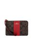 Coach Print Brown Red Wristlet One size - photo 1
