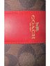Coach Print Brown Red Wristlet One size - photo 4