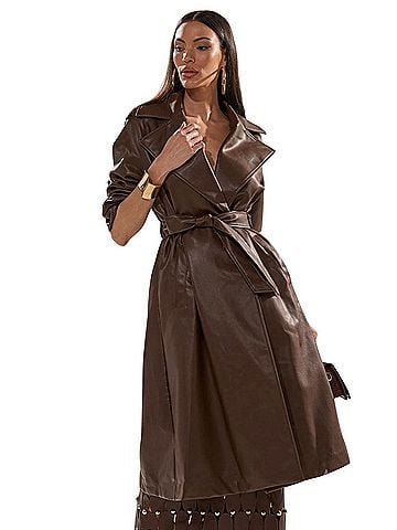 Akira Expresso Martini Trenchcoat (view 1)