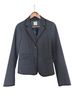 Gap 77% Polyester 15% Viscose 8% Spandex 100% Polyester Blue Blazer Size 6 - photo 1
