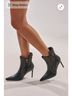 Akira Black Ankle Boots Size 8 - photo 3