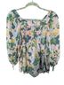 Lauren Conrad Floral Multi Color Blouse Size M - photo 1