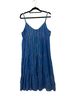 Oliphant 100% Cotton Stripes Blue Casual Dress Size S - photo 2