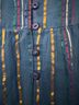 Oliphant 100% Cotton Stripes Blue Casual Dress Size S - photo 7