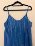 Oliphant 100% Cotton Stripes Blue Casual Dress Size S - photo 12