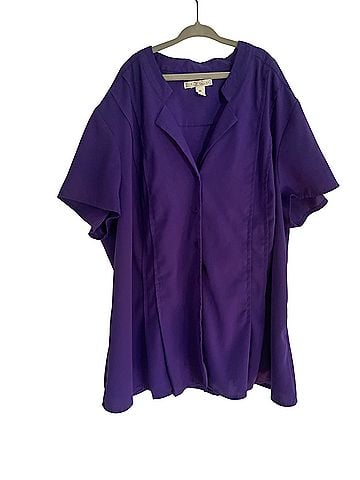 Dana Buchman Short Sleeve Button-Down Shirt (view 1)