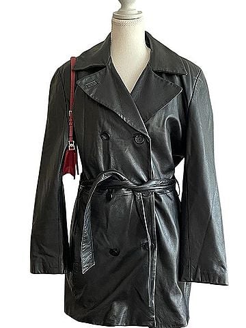 Wilsons Leather Trenchcoat (view 1)