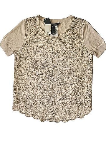 BCBGMAXAZRIA Emmie Short Sleeve Blouse (view 1)