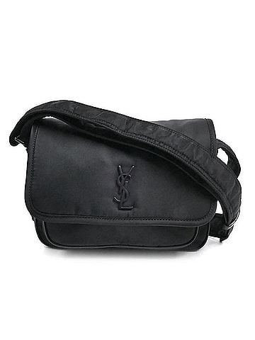Saint Laurent SAINT LAURENT Niki Small Messenger Shoulder Bag, Black, 776611FACKH1000, Men's (view 1)