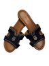 Tommy Hilfiger Blue Gold Sandals Size 9 1/2 - photo 1