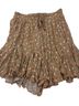 Mable Floral Brown Active Skirt Size S - photo 1