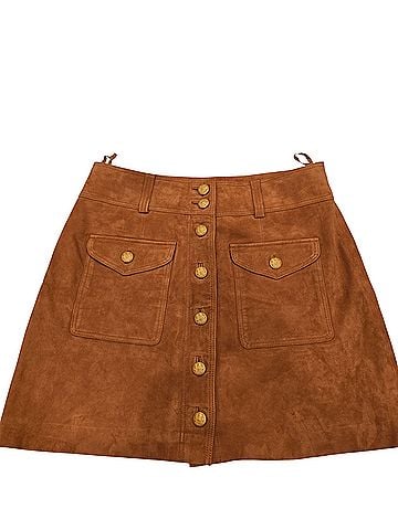 Sézane Leather Skirt (view 1)