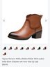 Vepose 100% Leather Tan Ankle Boots Size 7 - photo 3