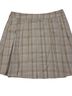 Mable Plaid Brown White Casual Skirt Size S - photo 1