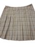 Mable Plaid Brown White Casual Skirt Size S - photo 2