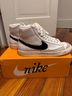 Nike White Black Sneakers Size 8 - photo 4