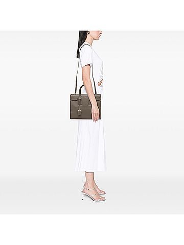 Saint Laurent Small Leather Sac De Jour Satchel (view 2)