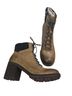 Kork-Ease 100% Leather Green Black Boots Size 8 - photo 1