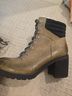 Kork-Ease 100% Leather Green Black Boots Size 8 - photo 5