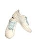 Nike White Blue Sneakers Size 6 1/2 - photo 1