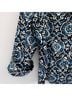 DressBarn Floral Blue Long Sleeve Blouse Size 2X - photo 8
